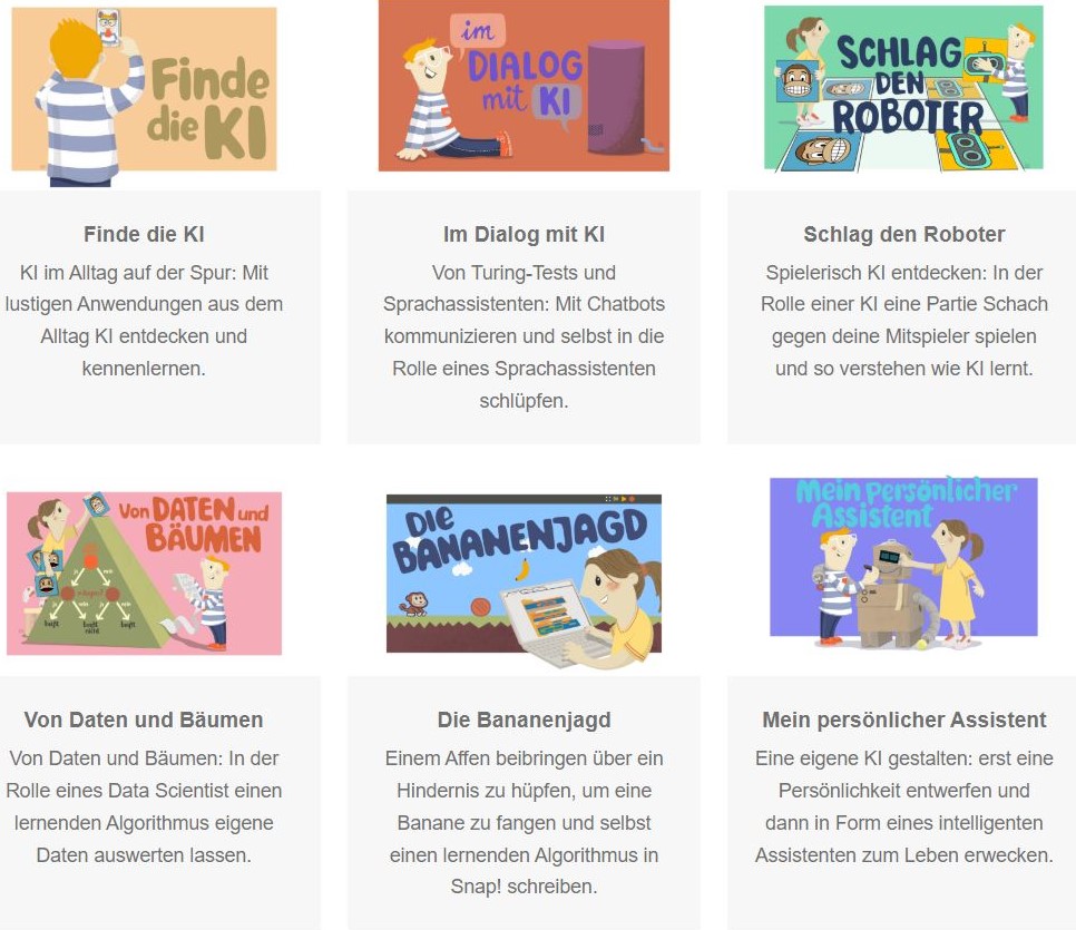 Fortbildungsoffensive für KI-Material (IT2School)